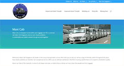 Desktop Screenshot of maxicab-singapore.com